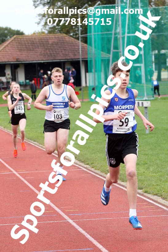 800 metres, NECAA Open Meeting, Morpeth, Sunday, October 18th. David T. Hewitson/Sports for All Pics